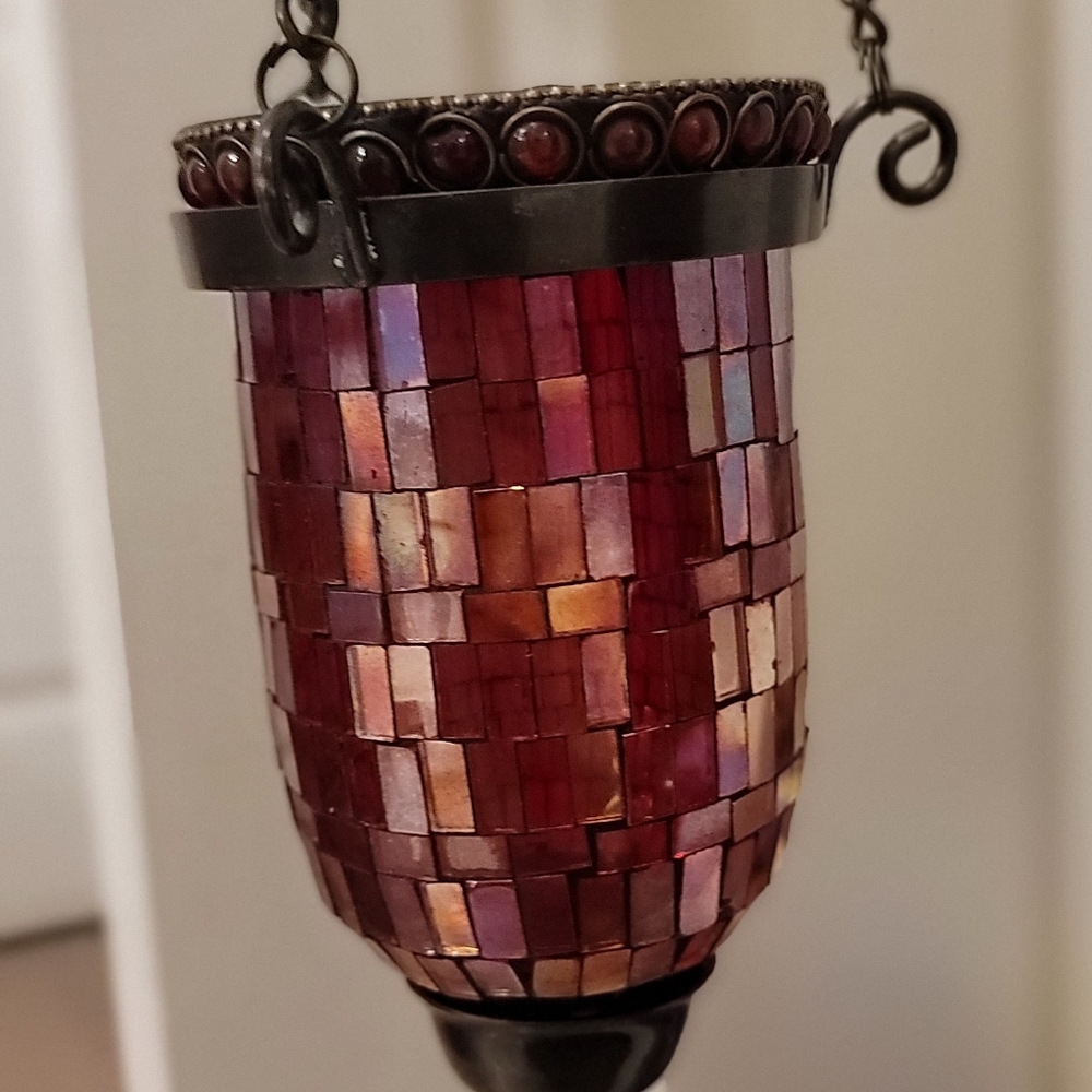 Set of 2 Moroccan lanterns for hanging